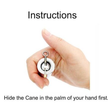 

[Must Have] Tongkat Bahan Metal Warna Silver Untuk Trik Profesional