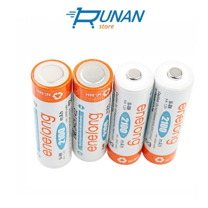 Baterai Cas A2 2100 Mah Batu Baterai Recharger Charger Battery Aa 4Pcs