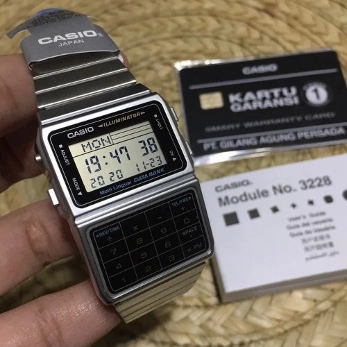 

Ready Jam Casio Calculator DBC611-1 Stainless silver vintage kalkulator ori