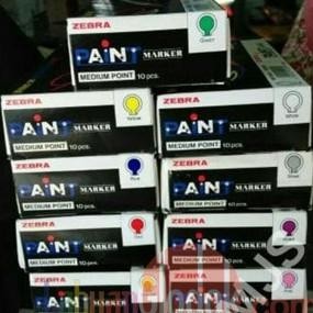 

Spidol Paint Marker Zebra - Medium Point Isi 10 Pcs