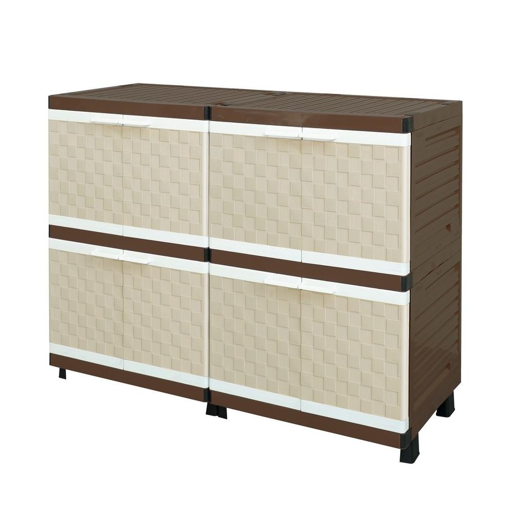 DFG LEMARI PLASTIK JUSTIN TWIN MINI CLUB / MEJA TV / RAK TV PLASTIK / MEJA SERBAGUNA TERLARIS