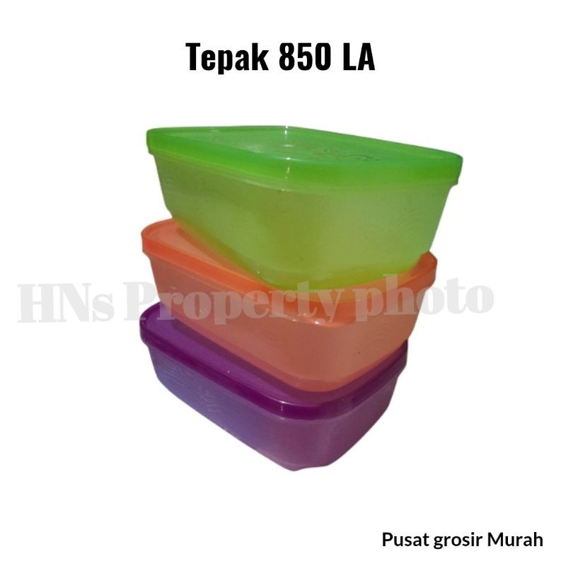 GSJ GROSIR Tepak makan 850 YA plastik transparant warna