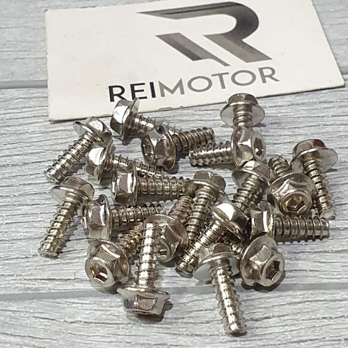 BAUT BODY BODI MIO NMAX AEROX LEXI JUPITER MX YAMAHA CHROME PER 1 PC