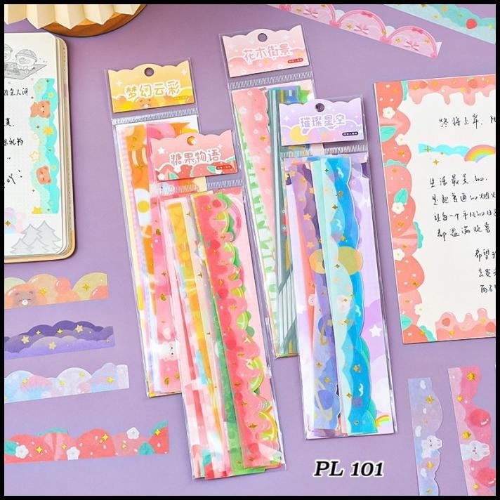 

HOT DEAL PL101 | STICKE ISI 20 LEMBAR | ISOLASI DEKORASI | DIY OOK | SCRAPBOOK !!
