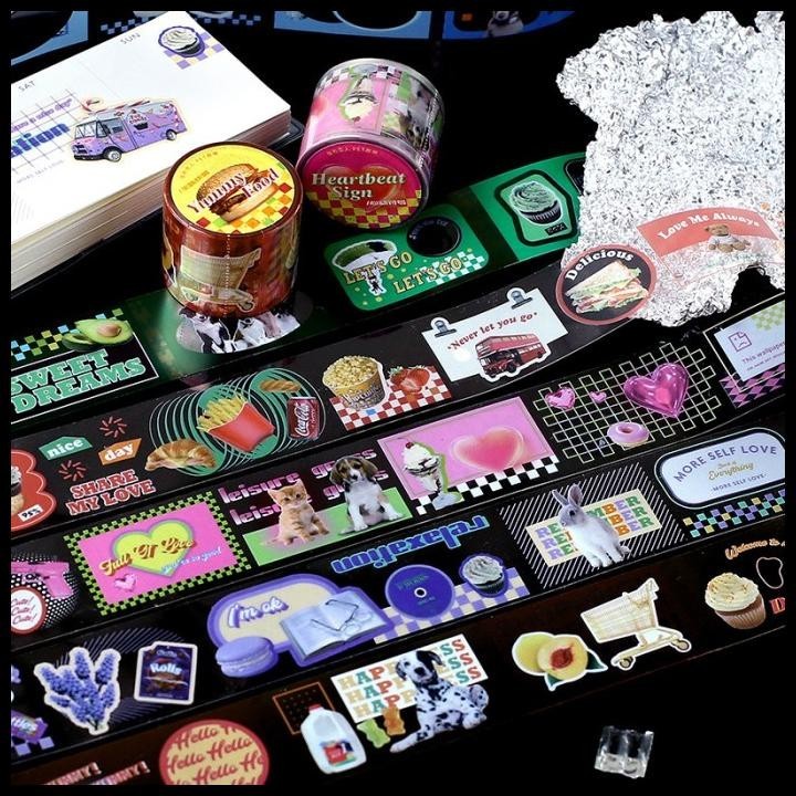 

HOT DEAL STIKER AESTHETIC / STIKER ROLL SATUAN !!!