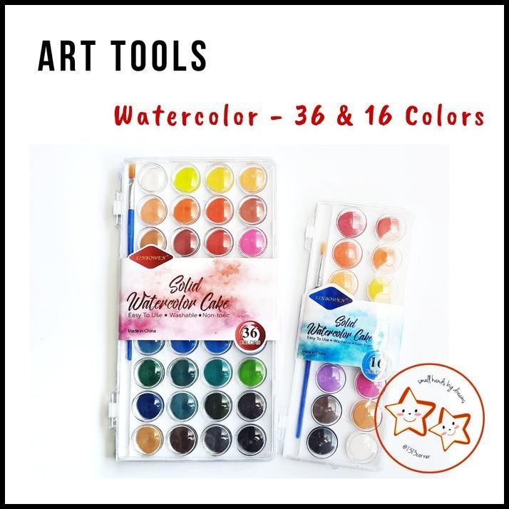 

TERBARU XINBOWEN WATERCOLOR CAKE 36 COLORS !!!!