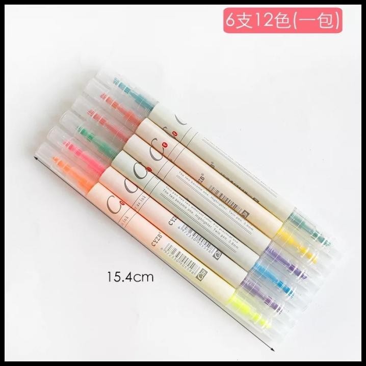 

BEST DEAL ST007 | PENA HIGHLIGHTER 12 WARNA 1 PACK | 1 BUNGKUS 12 PCS 12 WARNA