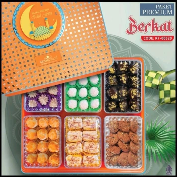 

HOT DEAL HAMPER LEBARAN KRISMA FOOD GRAND SET KUE KERING PREMIUM KUKER LEBARAN !!!!!!!