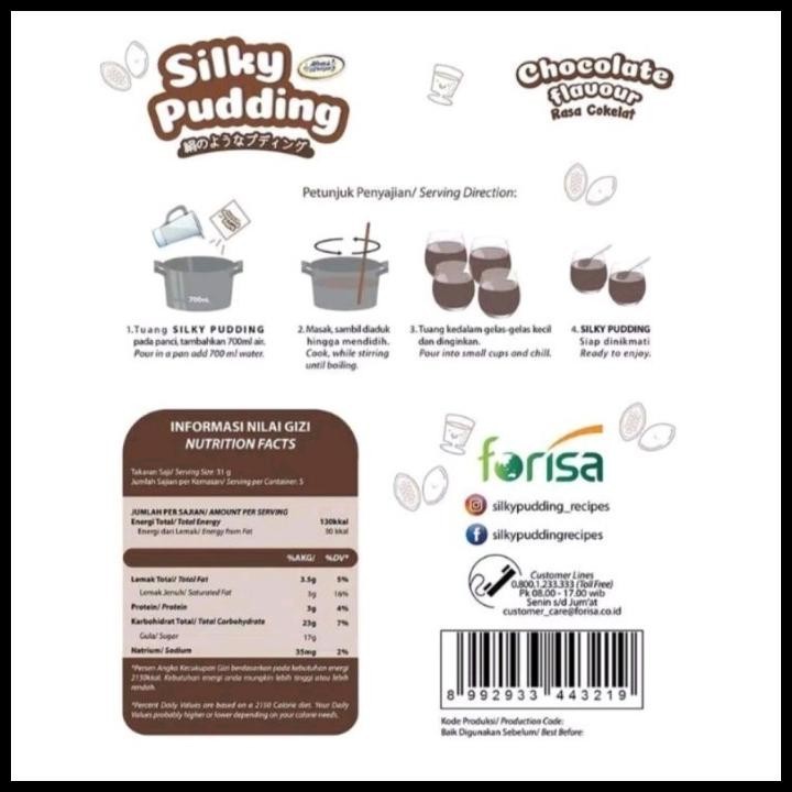 

TERBARU SILKY PUDING FORISA MOM'S RECIPE PUDING SUSU LEMBUT PUYO PUDING LECI !