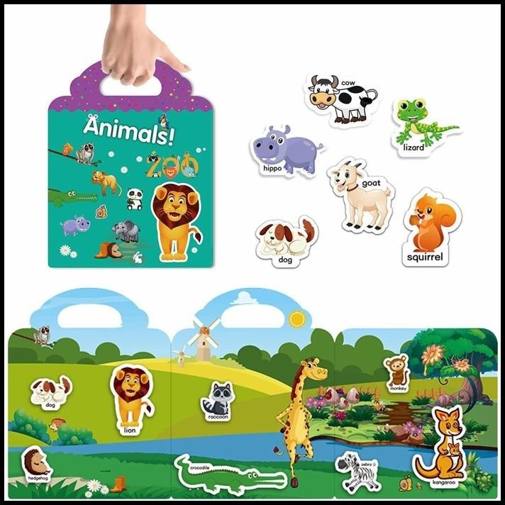 

BEST DEAL BUKU STIKER ANAK /REUSABLE STICKER/ STICKER ACTIVITY BOOK
