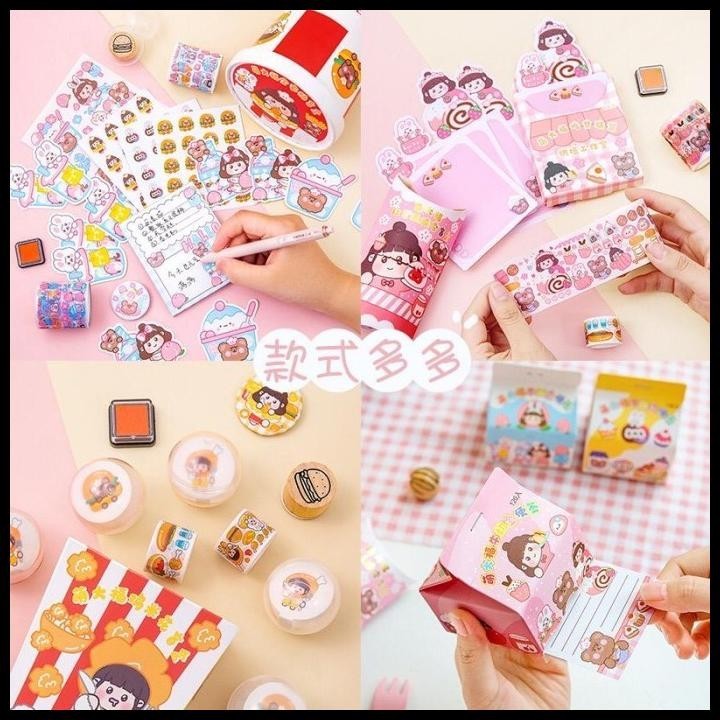 

TERMURAH STIKER ROLL WASHI HIGH QUALITY/ KARAKTER LUCU MURAH