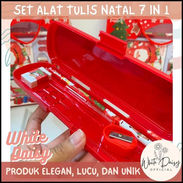 

DISKON SET ALAT TULIS 7 IN 1 NATAL PREMIUM HADIAH TUKAR KADO HAMPERS PARSEL !