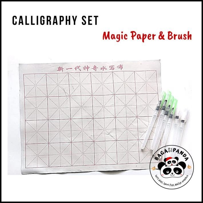 

HOT DEAL KALIGRAFI SET KUAS DAN REUSABLE CALLIGRAPHY PAPER !!