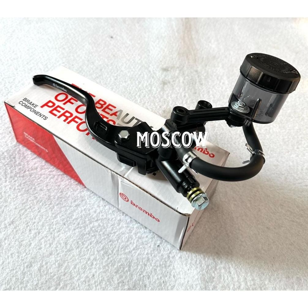 BR - HANDEL MASTER REM KANAN BREMBO SET TABUNG MINYAK REM BIG SMOKE TRANSPARAN ORIGINAL HANDLE KANAN