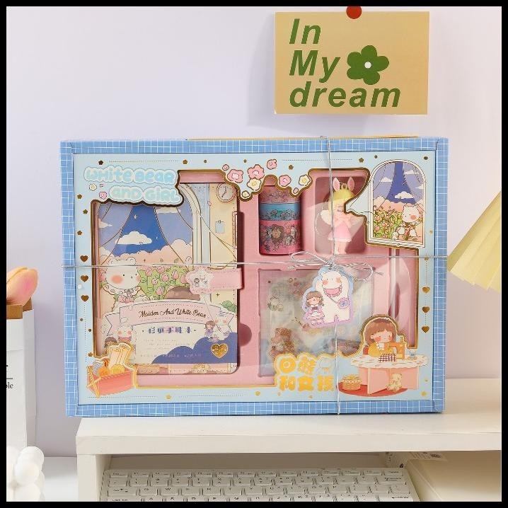 

HOT DEAL 7 IN 1 GIFT SET PAKET JURNAL SET DIARY MAGNETIC NOTEBOOK HADIAH 1960 !