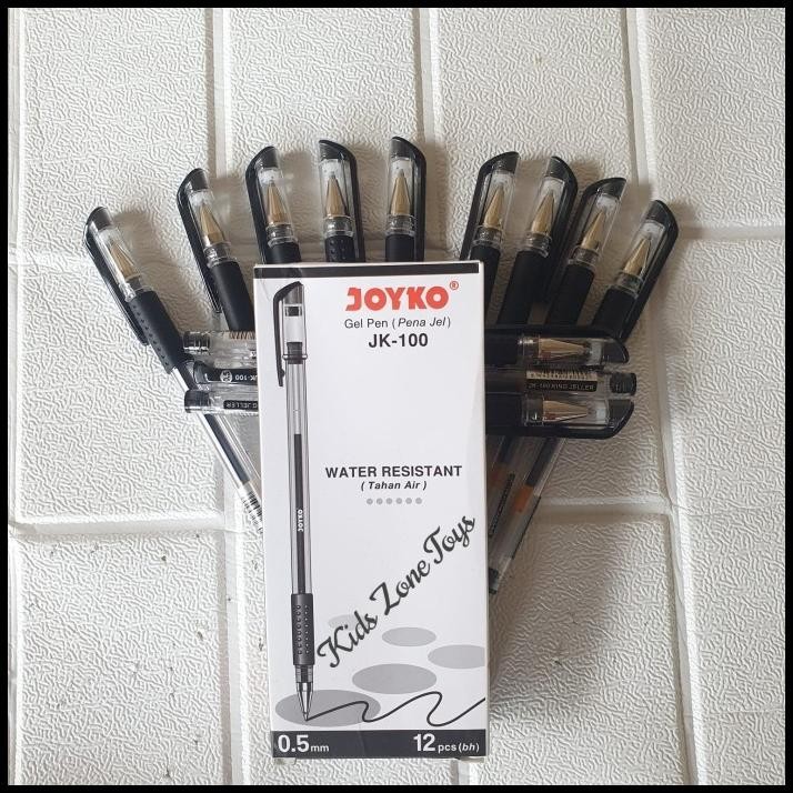 

HOT DEAL PULPEN GEL / PEN JEL JOYKO JK100 - JK100NT 12PCS LUSIN