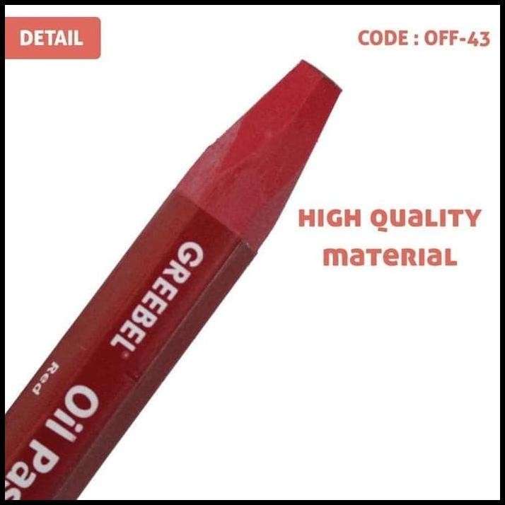 

TERMURAH CRAYON MEWARNAI 24 WARNA GREEBEL OIL PASTELS (OFF-43) !!