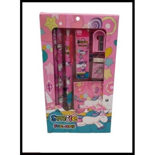 

BEST DEAL PAKET ALAT TULIS ANAK SEKOLAH STUDY SET STATIONERY MOTIF CEWE !