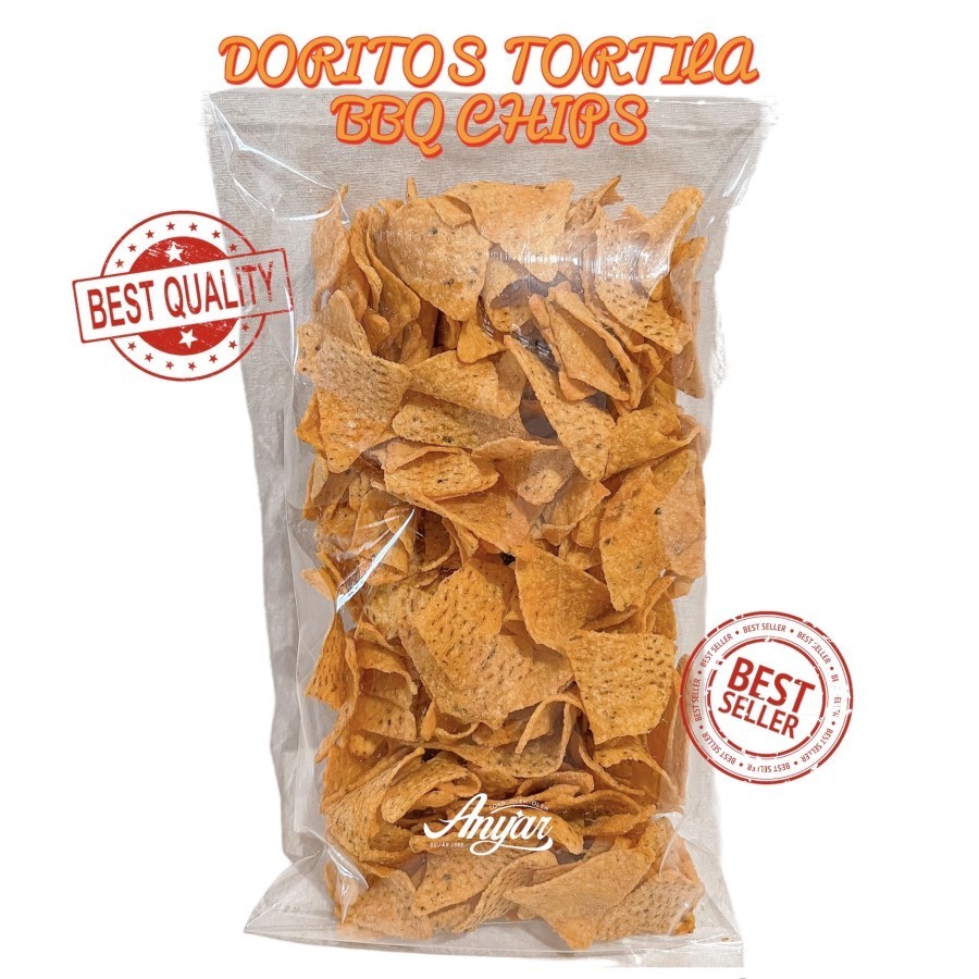 

Tortilla Chips / Doritos Tortilla Jagung BBQ / Kripik Tortilla 250gr