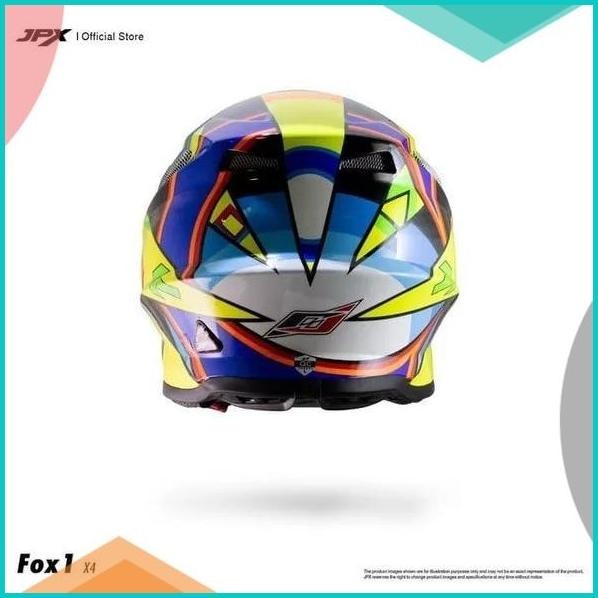 Helm JPX FOX1 FOX 1 FULL FACE X4 - ROSSY 13m4yZ4 onderdil