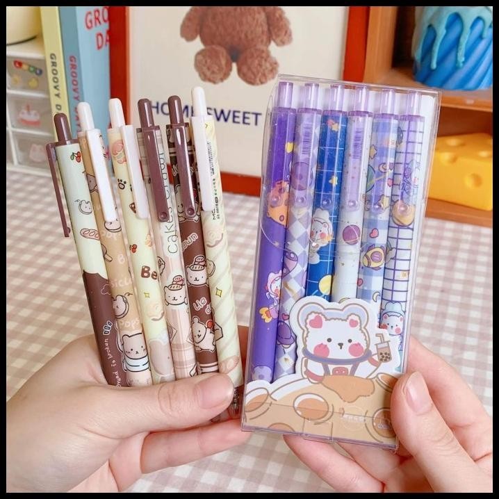 

GRATIS ONGKIR PULPEN PENA GEL 0.5MM / BOLPEN BOLPOIN CAIR WARNA HITAM 6PCS !!!!!!!