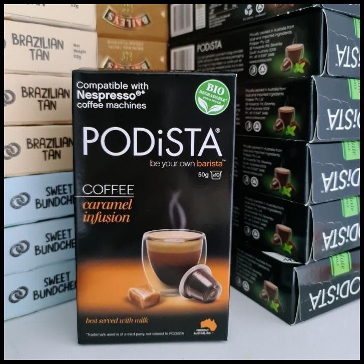 

TERMURAH NESPRESSO CAPSULE COMPATIBLE - CARAMEL COFFEE (MADE IN AUSTRALIA) !!!!