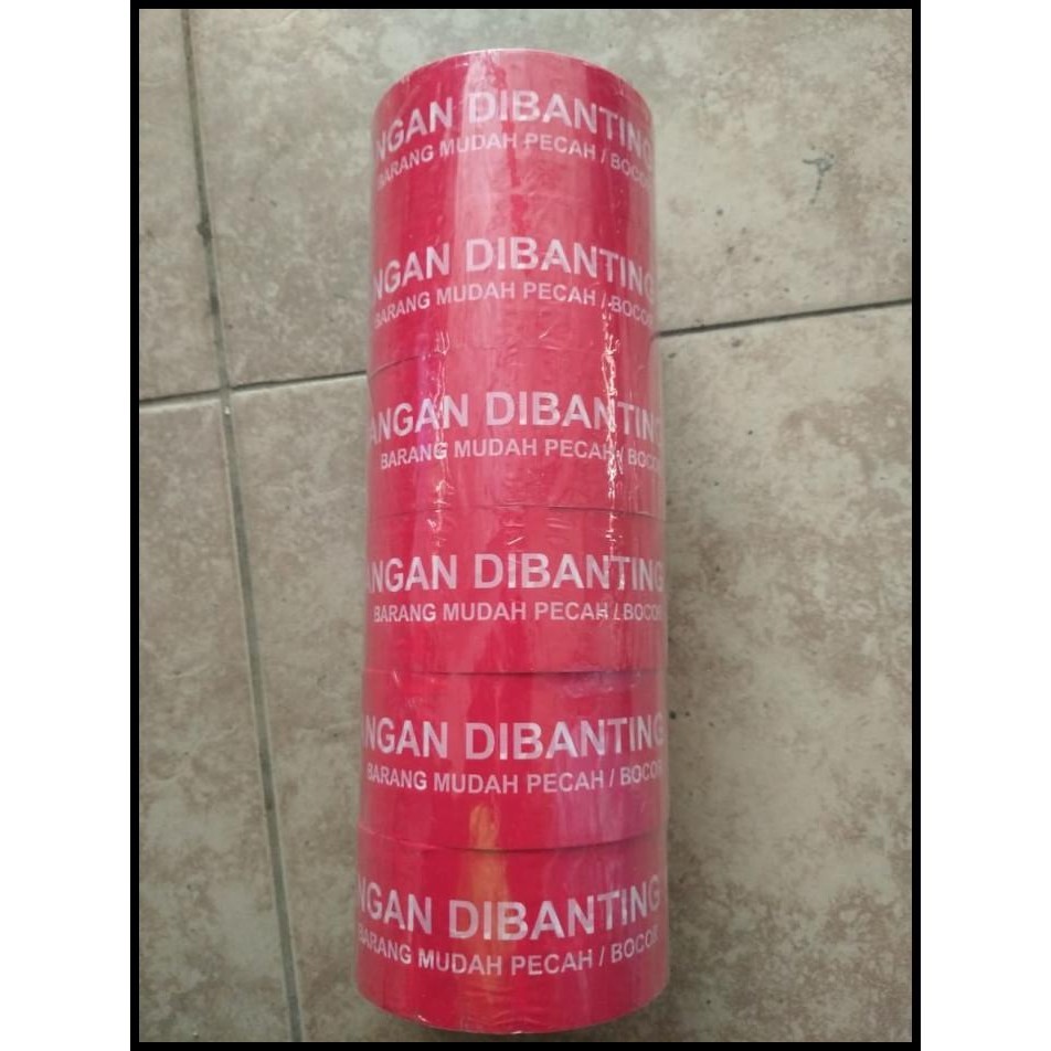 

TERMURAH LAKBAN SELOTIP WARNA PUTIH FRAGILE 12 PCS READY STOK BANDUNG !!!!