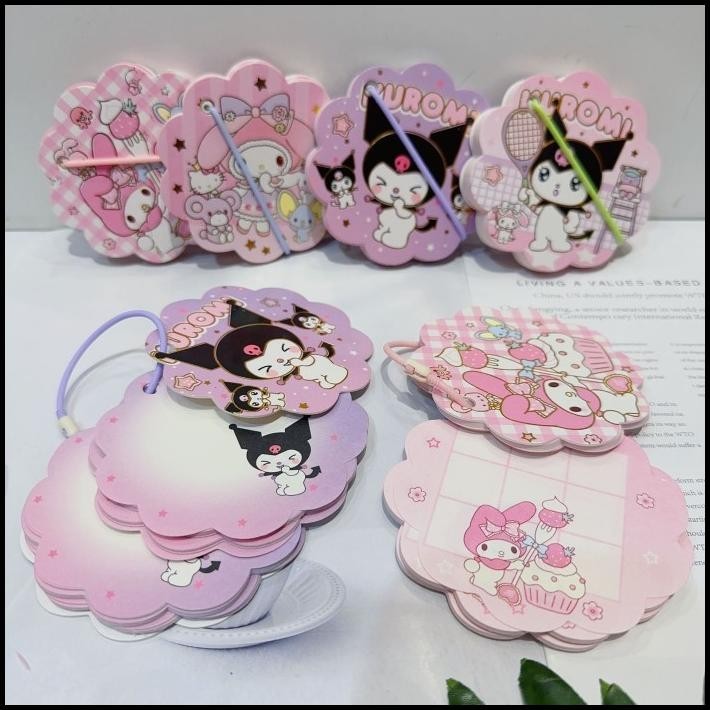

HOT DEAL BUKU TULIS NOTEBOOK KARAKTER SANRIO COLORFULL AESTHETIC 85 X 85 MM BUKU MINI POCKET KUROMI MELODY / SOUVENIR NOTEPAD SANRIO 70 HALAMAN BUKU CATATAN !!