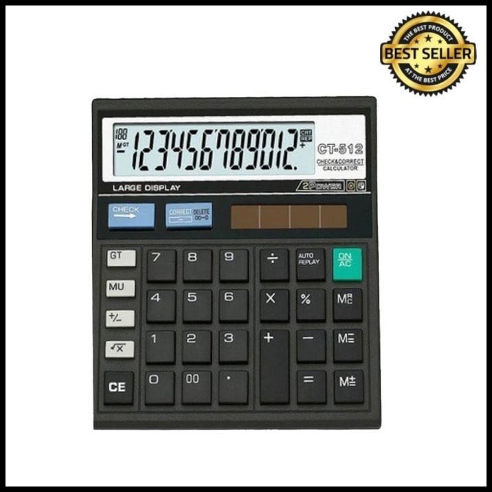 

HOT DEAL CALCULATOR / KALKULATOR 12 DIGIT CT-512 !!!!