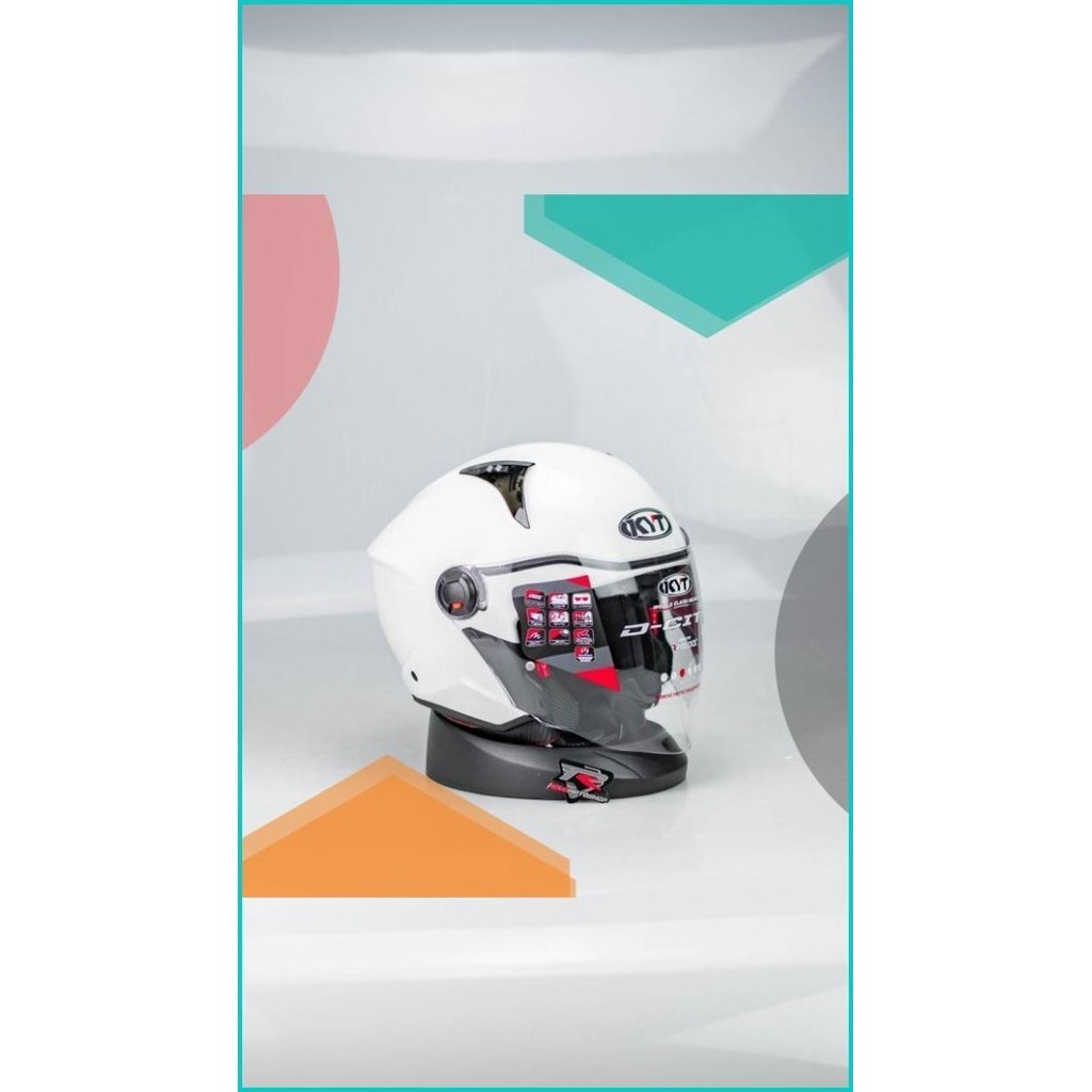KYT D-CITY PLAIN WHITE 13m4yZ4 perkakas
