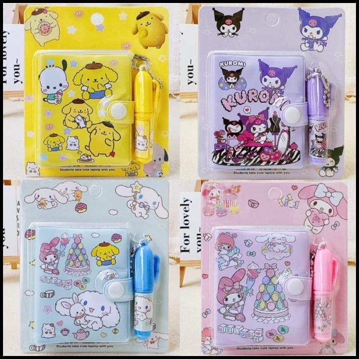 

DISKON SANRIO MINI NOTE BOOK BUKU DIARY CINNAMOROL MELODY KURUMI