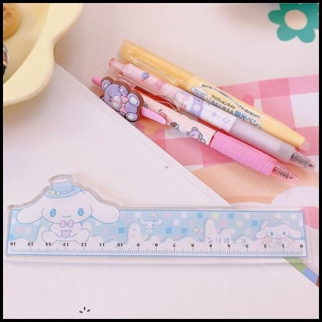 

TERBARU PREMIUM TEBAL PENGGARIS SANRIO / ROL SANRIO 16 CM RULER ANAK SEKOLAH /