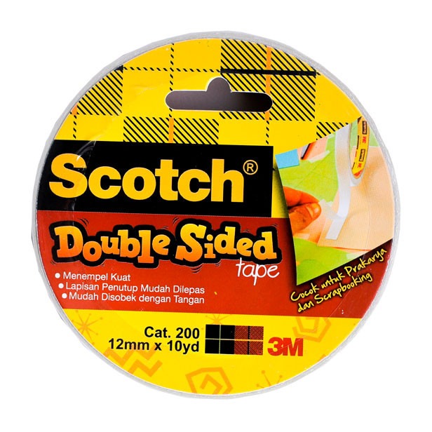 

3M - Double Side Tape Cat 12 Mm X 10 Yard