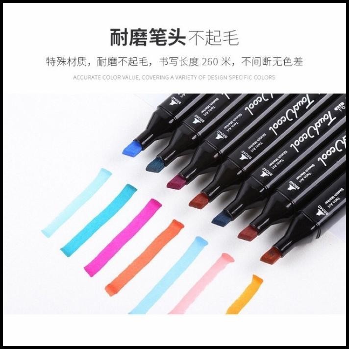 

GRATIS ONGKIR TOUCH TWIN MARKER COLOR COPIC MARKER ALKOHOL BASE SKETSA DR !!