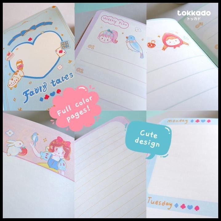

BEST DEAL TOKKADO FAIRY TALES SQUISHY PLANNER NOTEBOOK AGENDA BUKU CATATAN LUCU !!!!