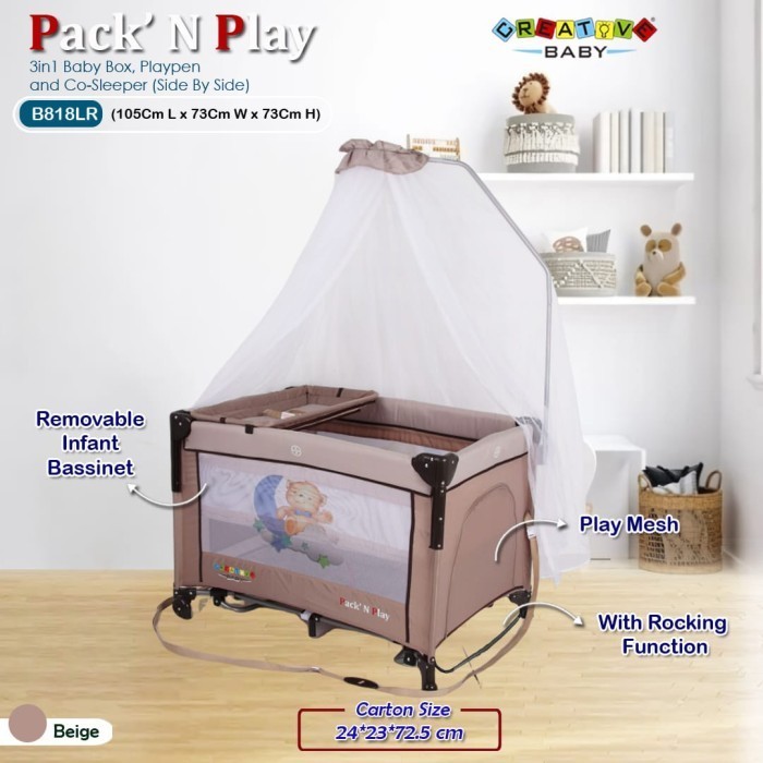 Terbaru Creative Tempat Tidur Bayi Box B818Lr / B 818 Lr Promo Terlaris