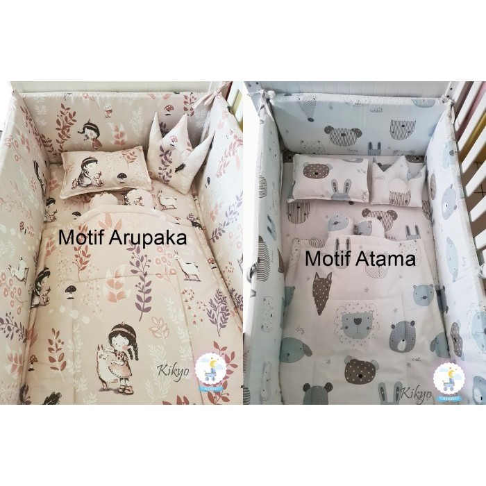 Terbaru Bumper Set Busa Box Bayi Katun Jepang / Bumper Box Bayi / Bumper Bayi Promo Terlaris