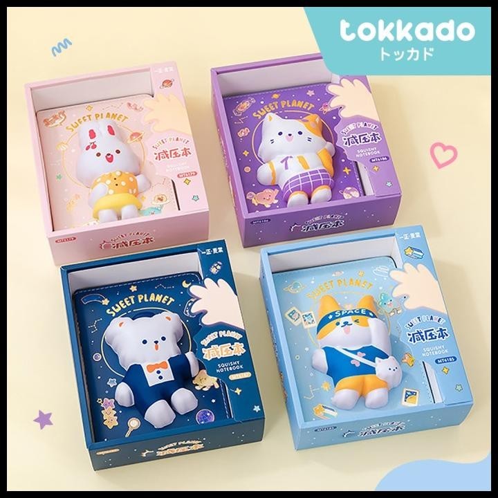 

DISKON TOKKADO SWEET PLANET SQUISHY NOTEBOOK BUKU CATATAN DIARY AGENDA LUCU !!!!!