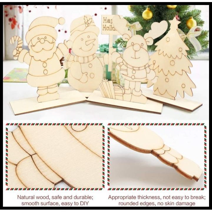 

BEST DEAL [KT] DIY PAPAN KAYU MODEL NATAL / MEWARNAI / DIY CHRISTMAS CRAFT B !