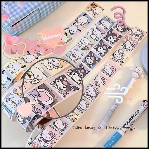 

TERBARU STICKER ROLL GULUNG 500 PCS STIKER EDISI KARAKTER SANRIO CINNAMOROLL !!