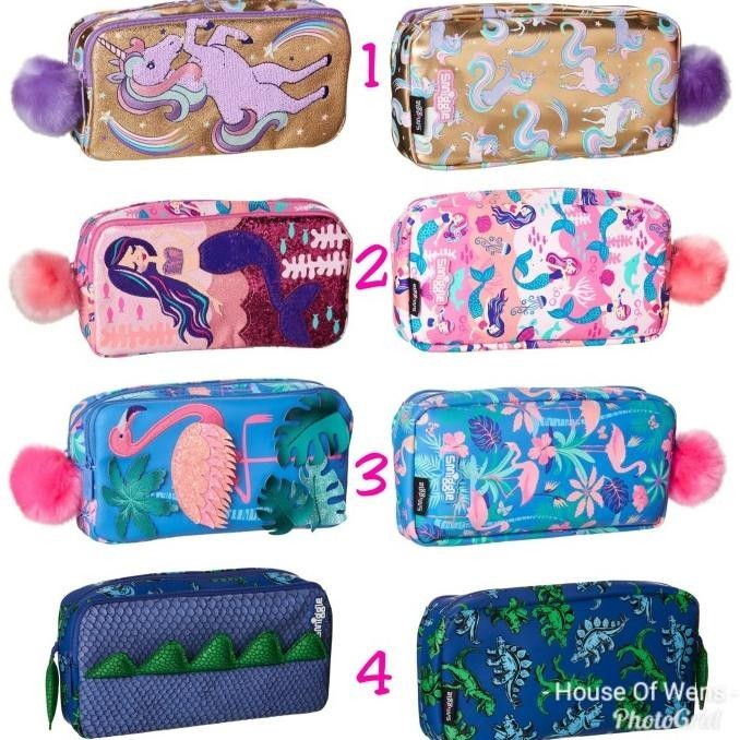 

New Smiggle Lulu Character Scented Pom Pom Pencil Case - Tempat Pensil Limited Edition