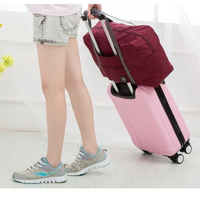 Tas Bepergian Travel Mudik Traveling Bag Baju Pakaian Jinjing Wanita 4