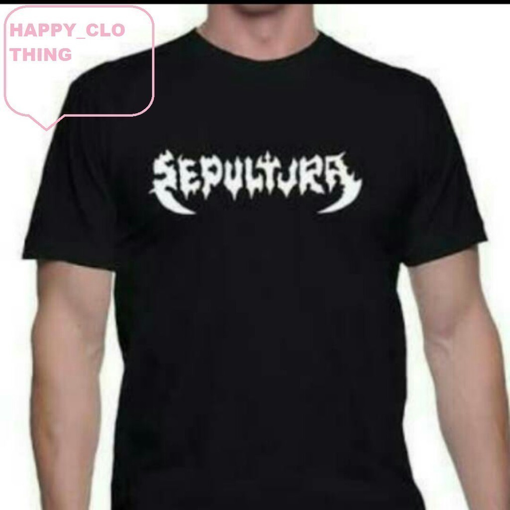 Kaos T Shirt Pria Sepultura