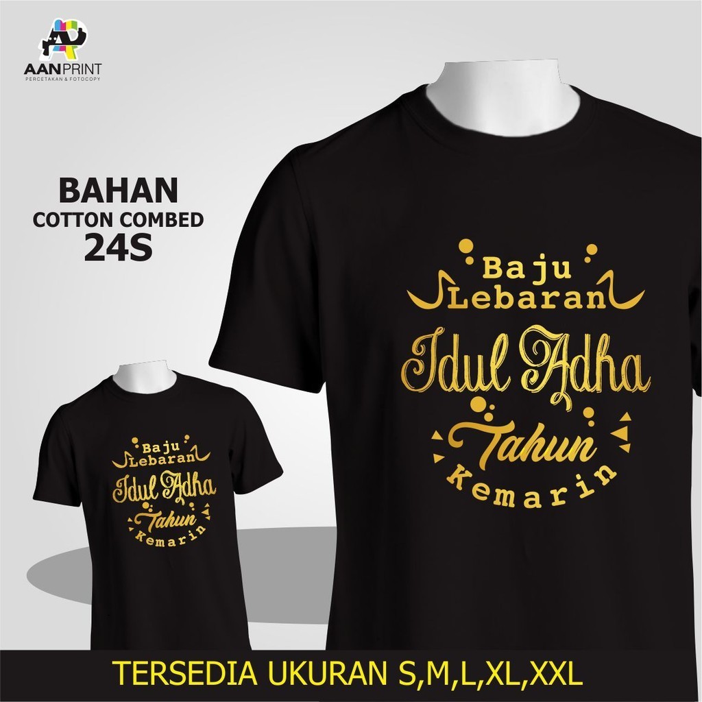 Kaos Lebaran Idul Adha Distro / Baju Lebaran Idul Adha