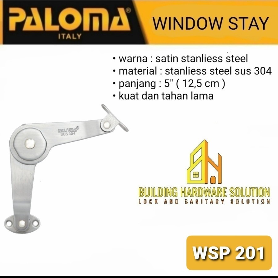 ENGSEL SALON/ENGSEL WAYANG/WINDOW STAY PALOMA 5" SSS WSP 201