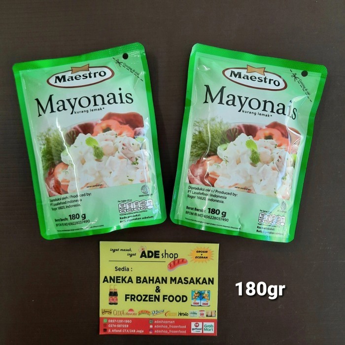 

:<:<:<:<] saus saos mayones mayonaise light maestro 180 gr gram