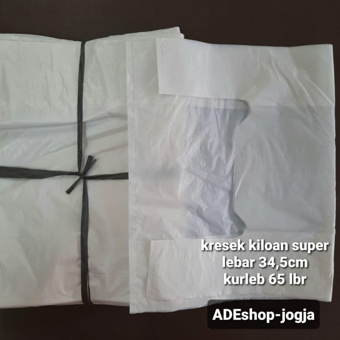 

*:*:*:*:*] kresek putih kiloan super 35 cm plastik kantong