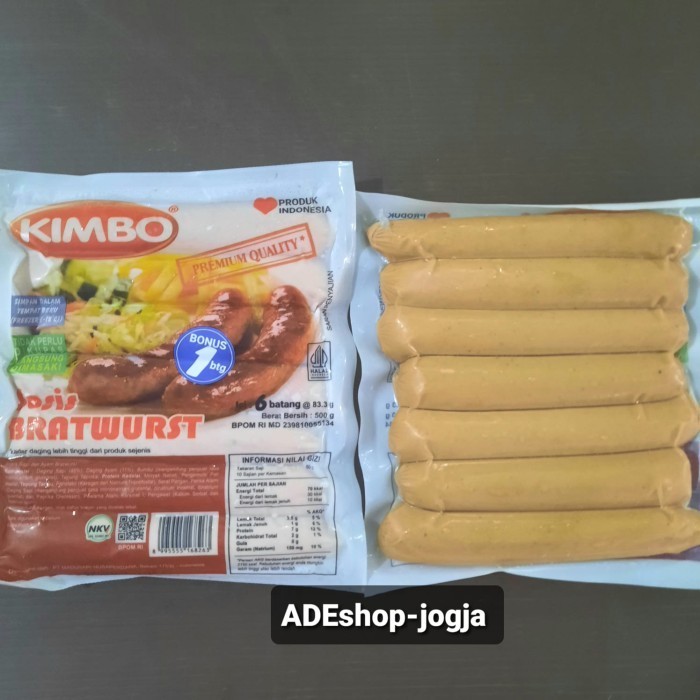 

*#*#*#*#] Bratwurst kimbo sosis bakar Sapi isi 6 500gr original jumbo premium