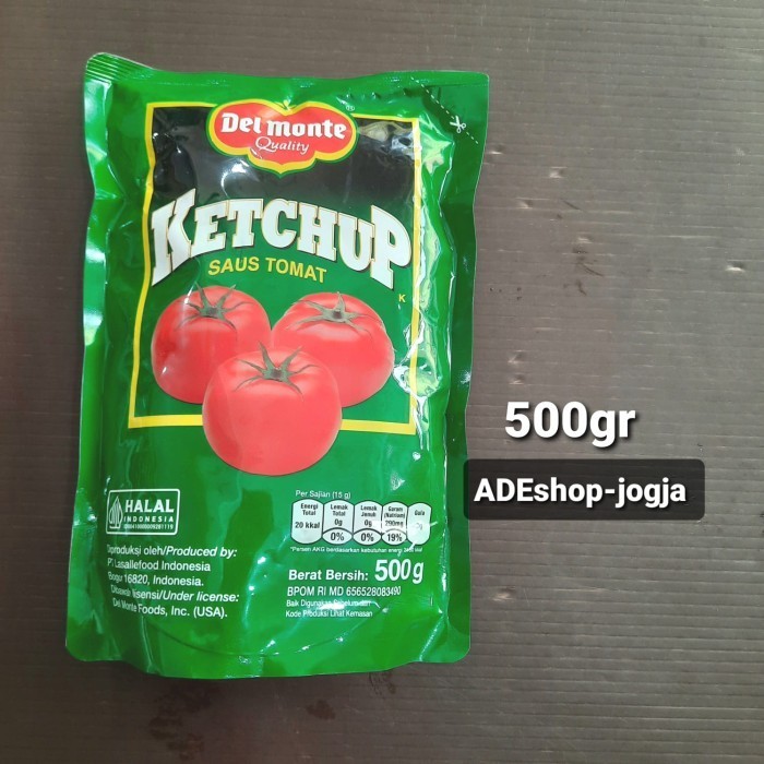 

;&;&;&;&] saus saos tomat delmonte refill 500 gr tomato sauce ketchup pouch extra hot chilli sauce