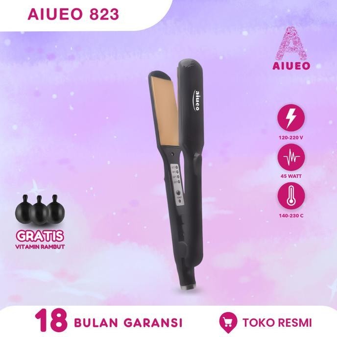 AIUEO Catokan Rambut 823 Curly Straight Lurus Keriting Catokan Sisir